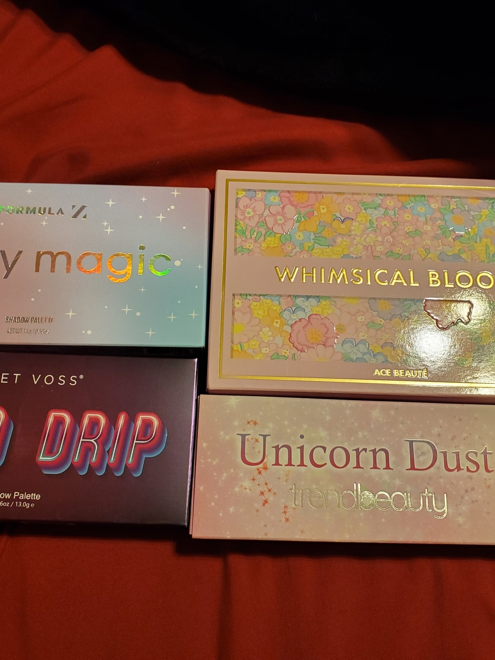 Whimsical Bloom & Unicorn Dust Makeup Palette Set - Pastel Floral & Pink